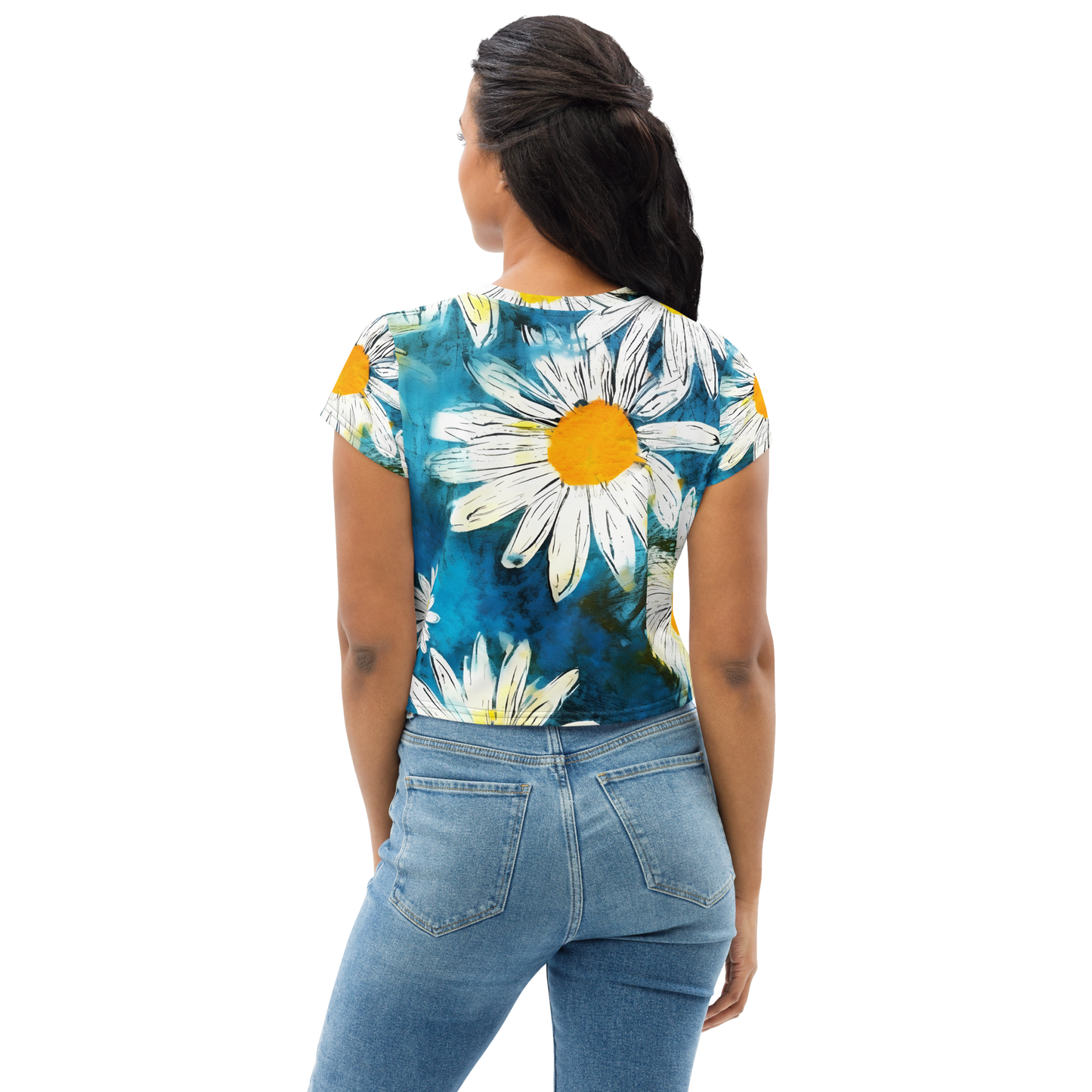 All-Over Print Crop Tee