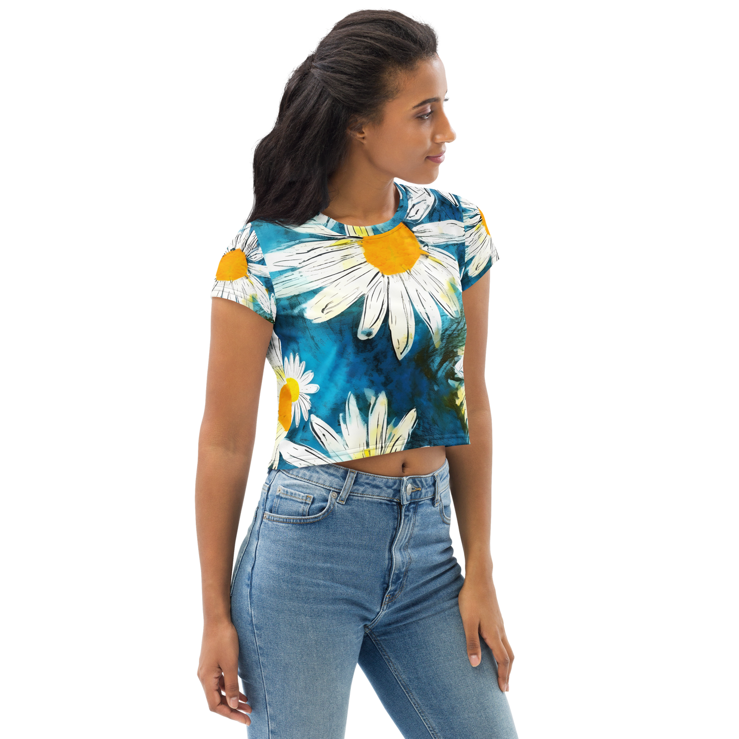 All-Over Print Crop Tee