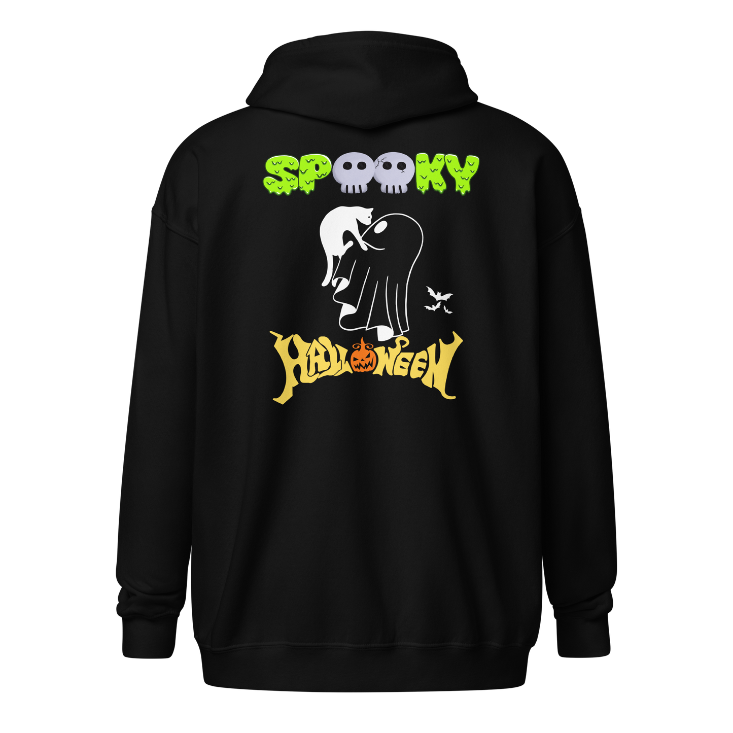 Unisex heavy blend zip sweatshirt|The Ultimate Organic Halloween Tee