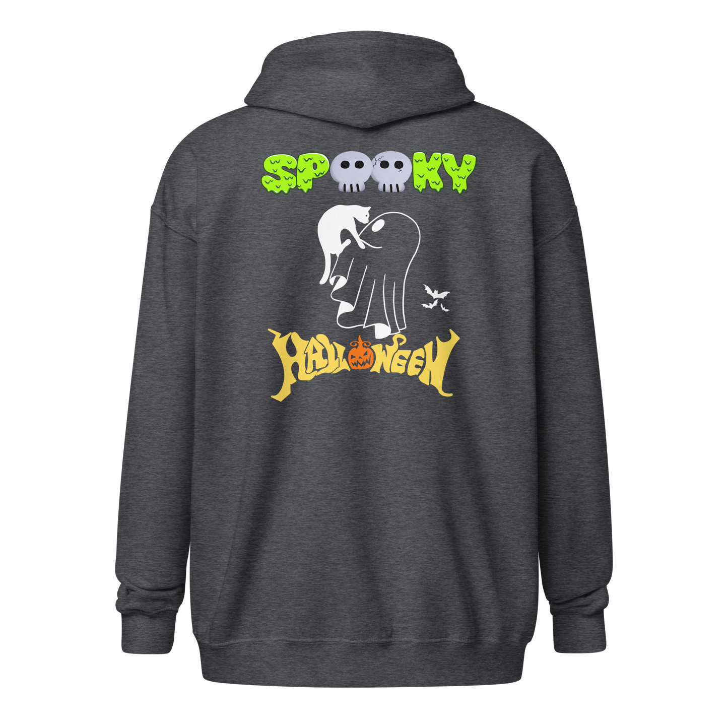 Unisex heavy blend zip sweatshirt|The Ultimate Organic Halloween Tee