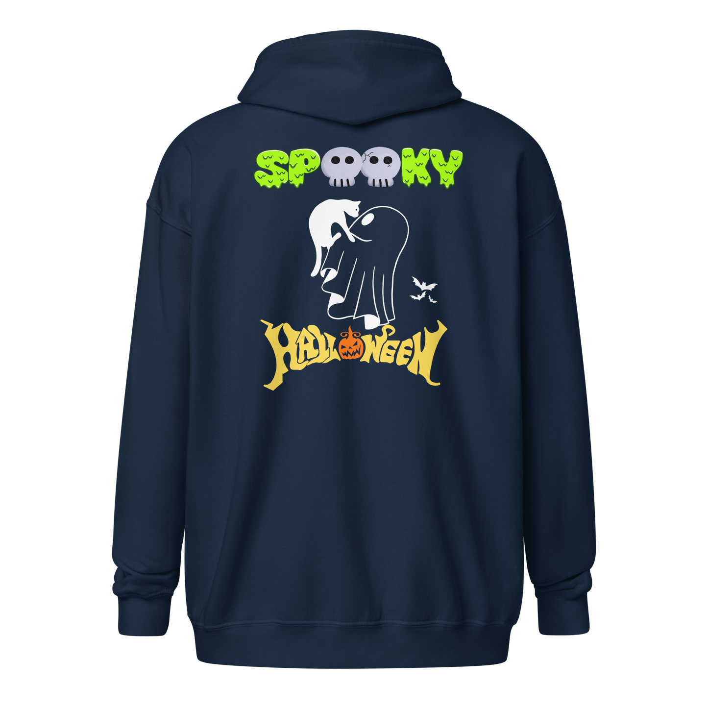 Unisex heavy blend zip sweatshirt|The Ultimate Organic Halloween Tee