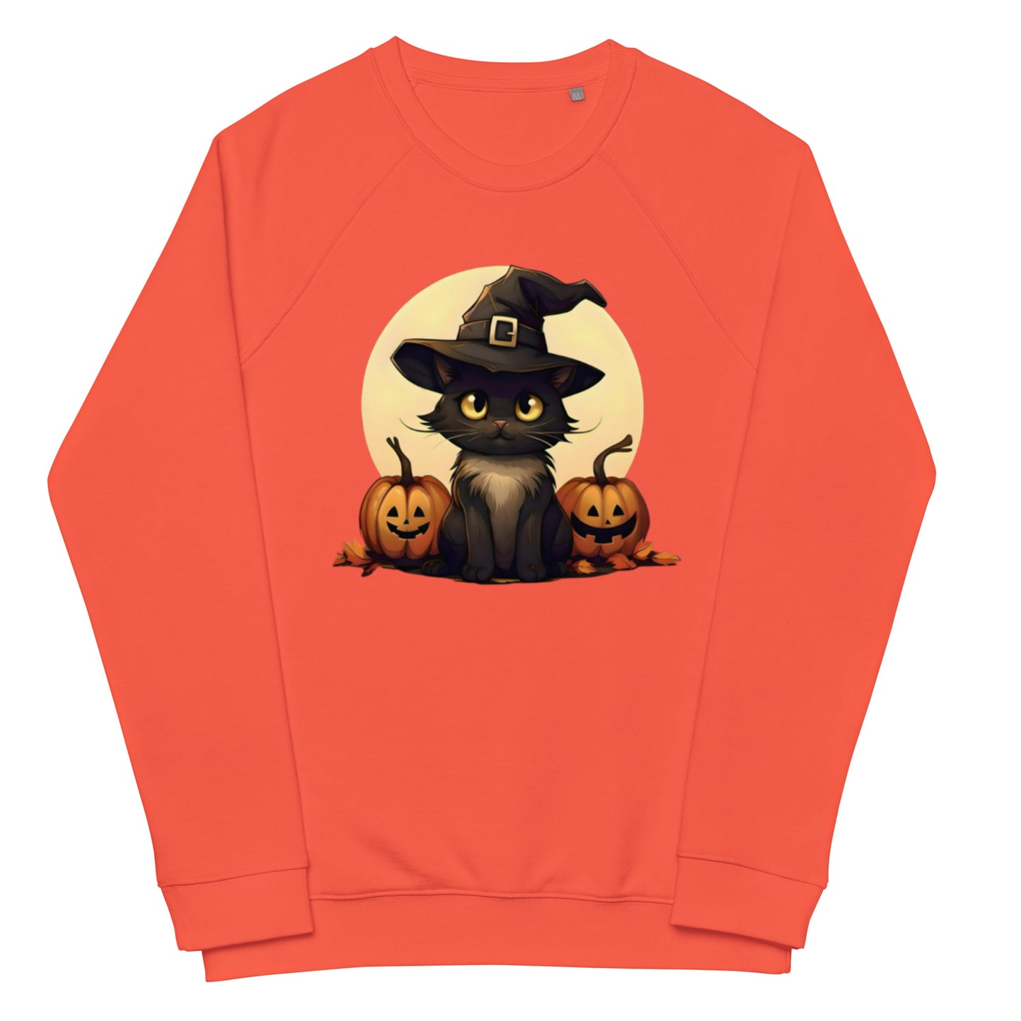 Unisex organic raglan halloween sweatshirt | Halloween Magic: Unisex Organic Comfort