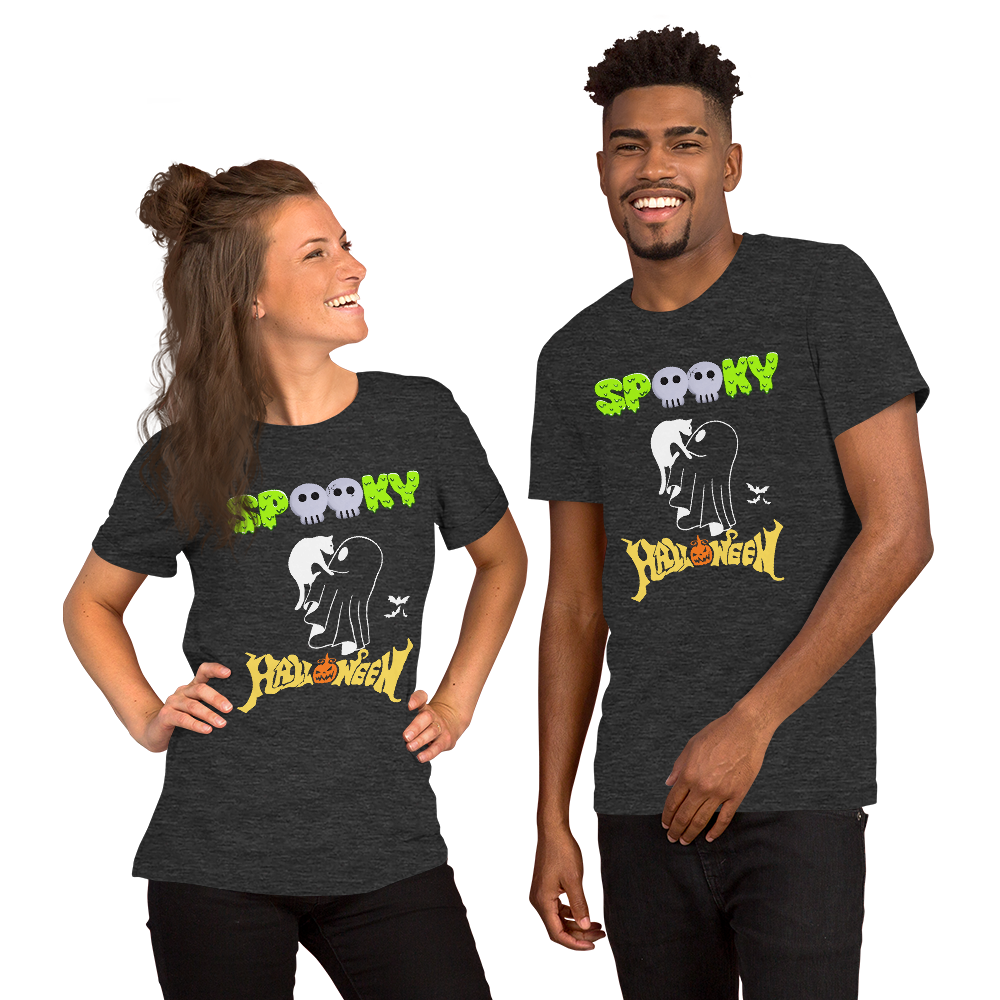 Halloween Moonlight Unisex t-shirt | Spooky Night For Couples |Halloween gifts.