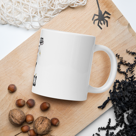 White glossy mug | Halloween gift | Let's go ghouls