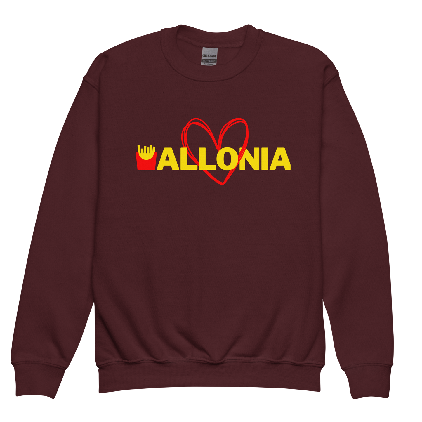 Wallonia Youth crewneck sweatshirt | Stylish Comfort for Little Explorers