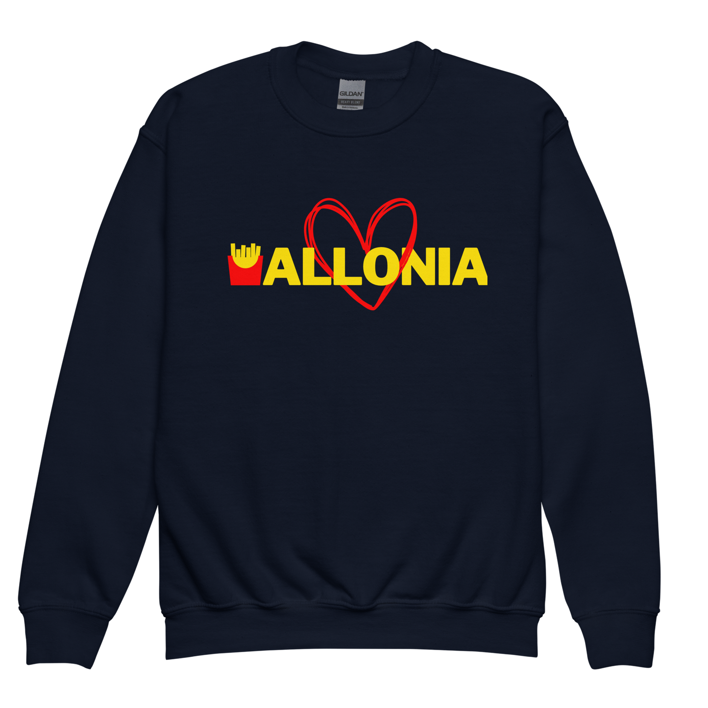 Wallonia Youth crewneck sweatshirt | Stylish Comfort for Little Explorers