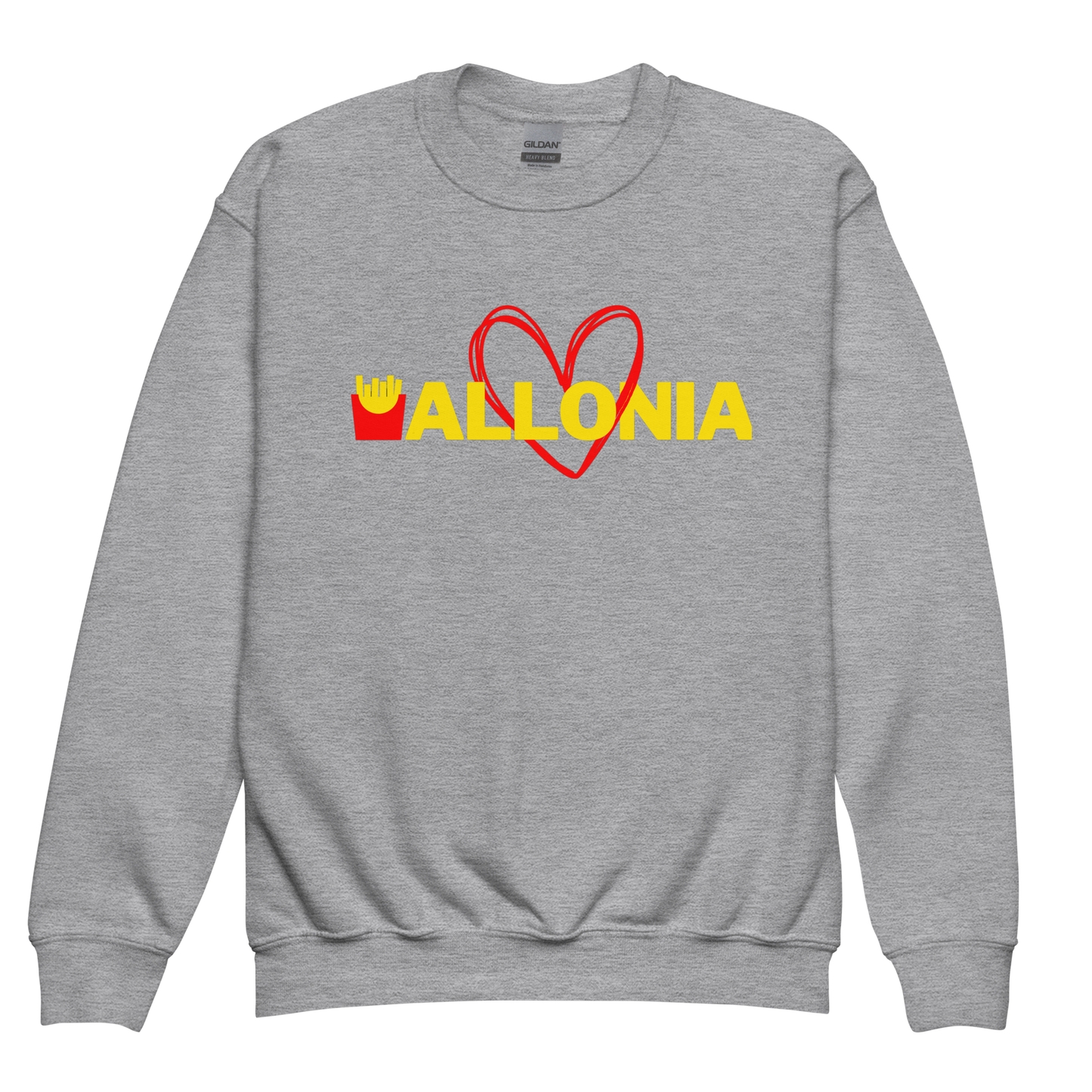 Wallonia Youth crewneck sweatshirt | Stylish Comfort for Little Explorers