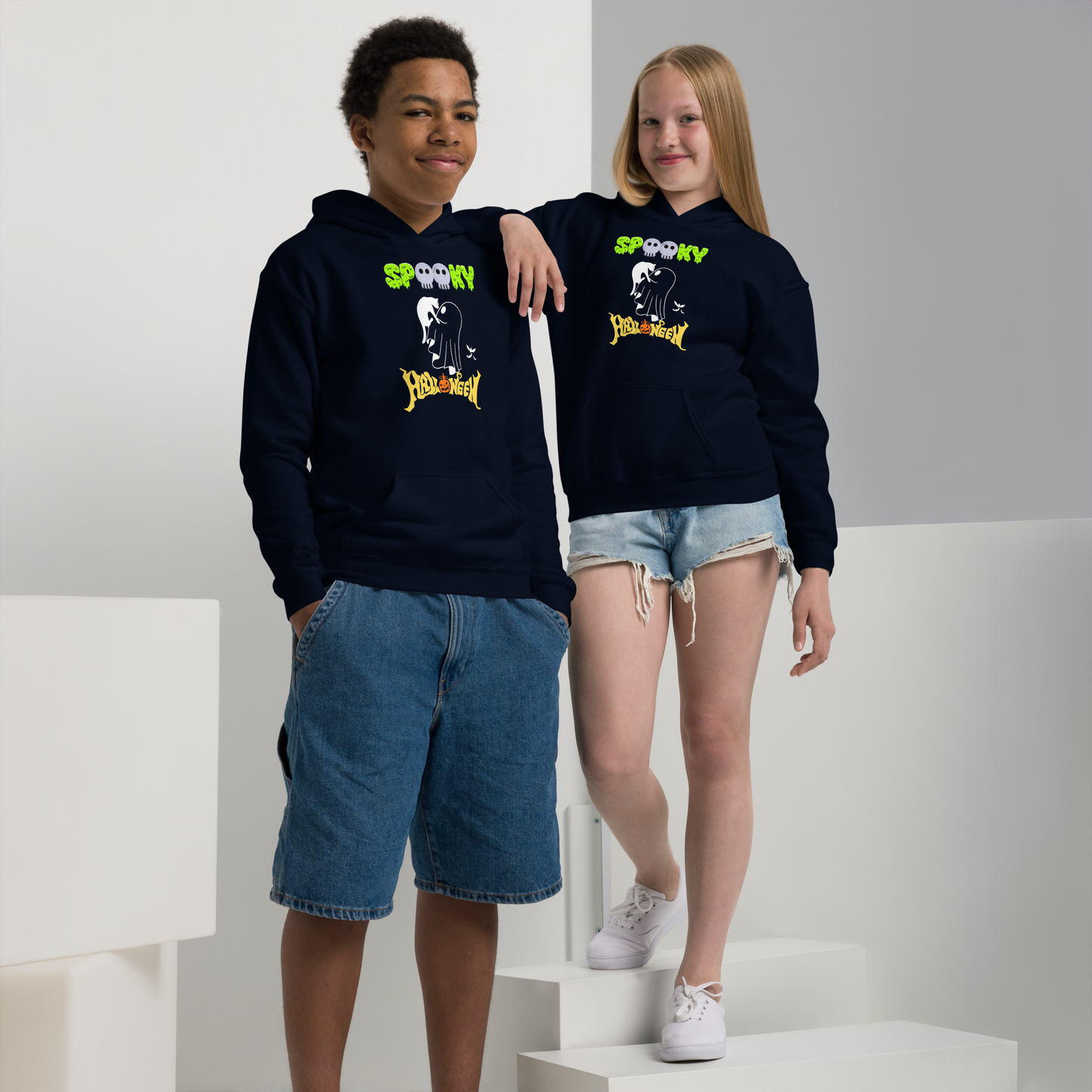 Youth heavy blend sweatshirt | Halloween Hoodie for teens| Memorable Gift for Family and Loved Ones